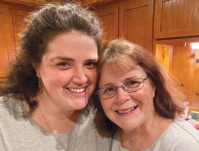 Lori Williams with her daughter, Sister Kelly Williams, R.S.M.