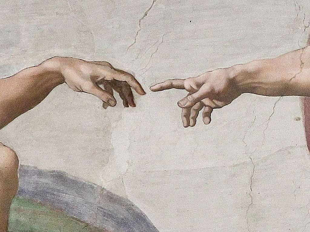 Creation of Adam by Michaelangelo