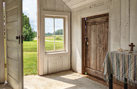 building at Plainsong Farm in Michigan